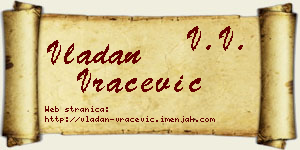 Vladan Vračević vizit kartica